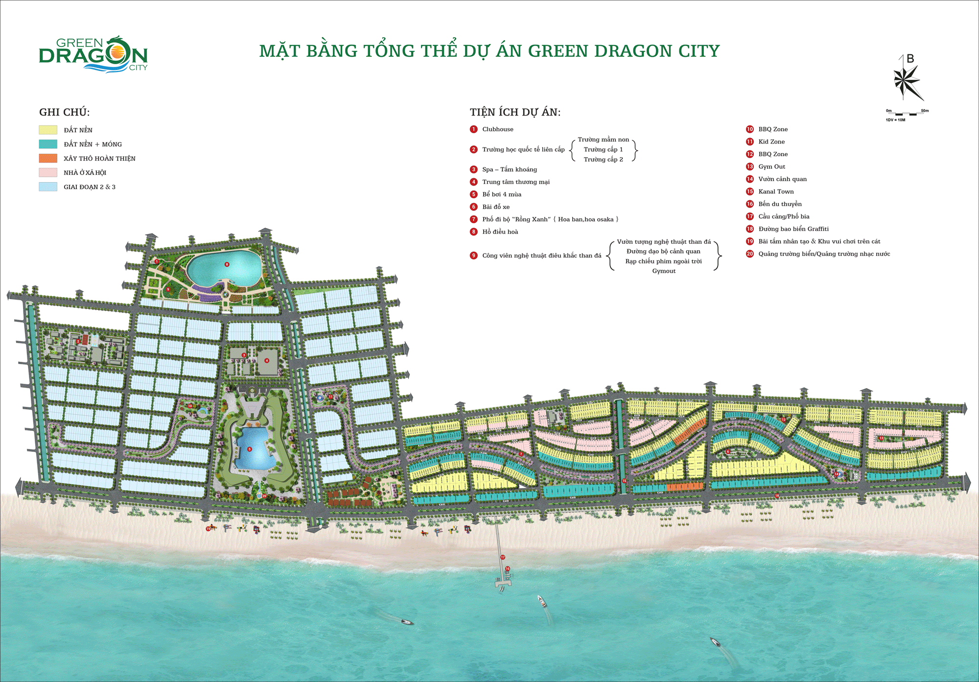 Mặt bằng tổng thể dự án TTP Cẩm Phả