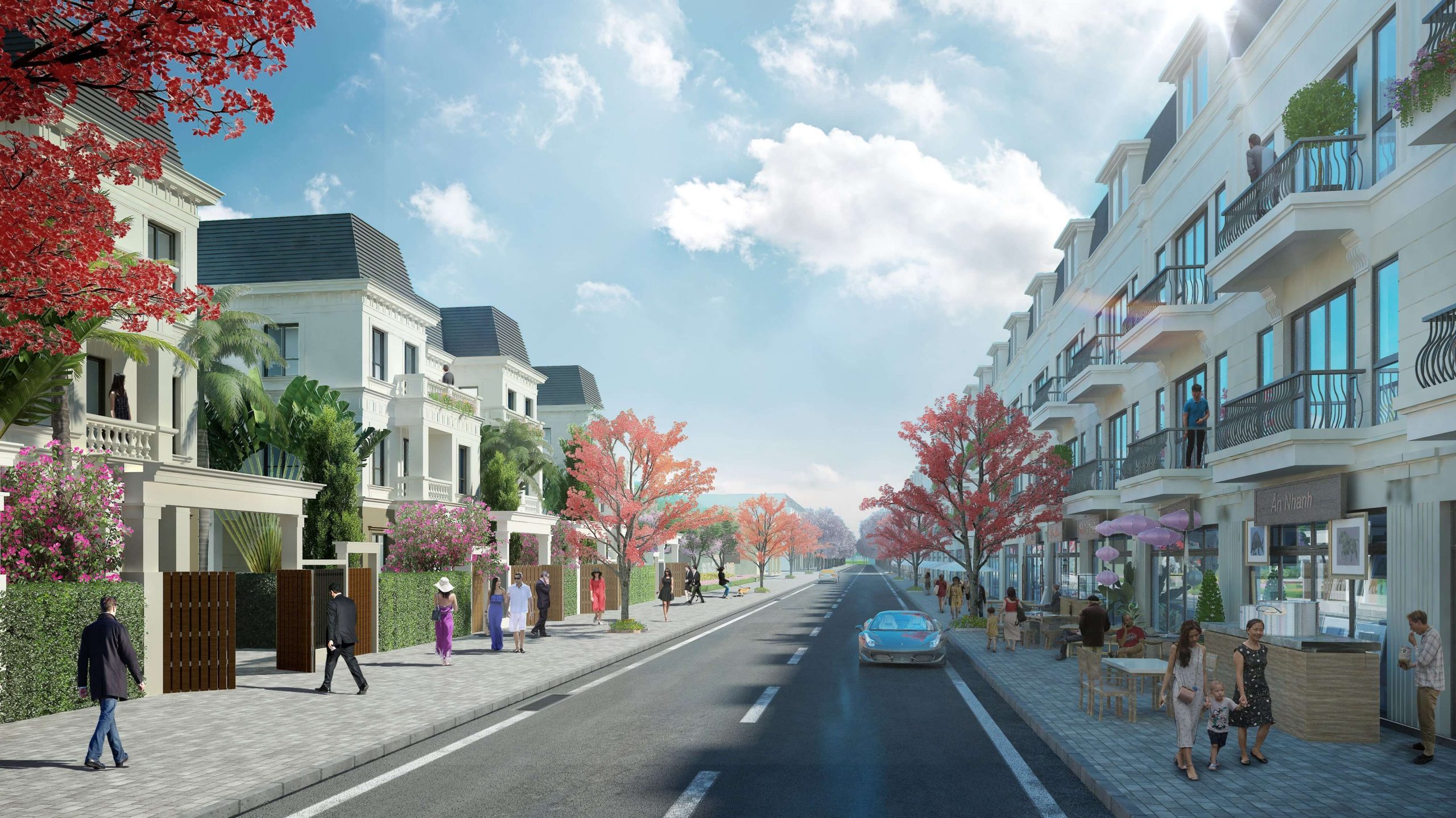 Phối cảnh biệt thự TNR Stars Yên Bái