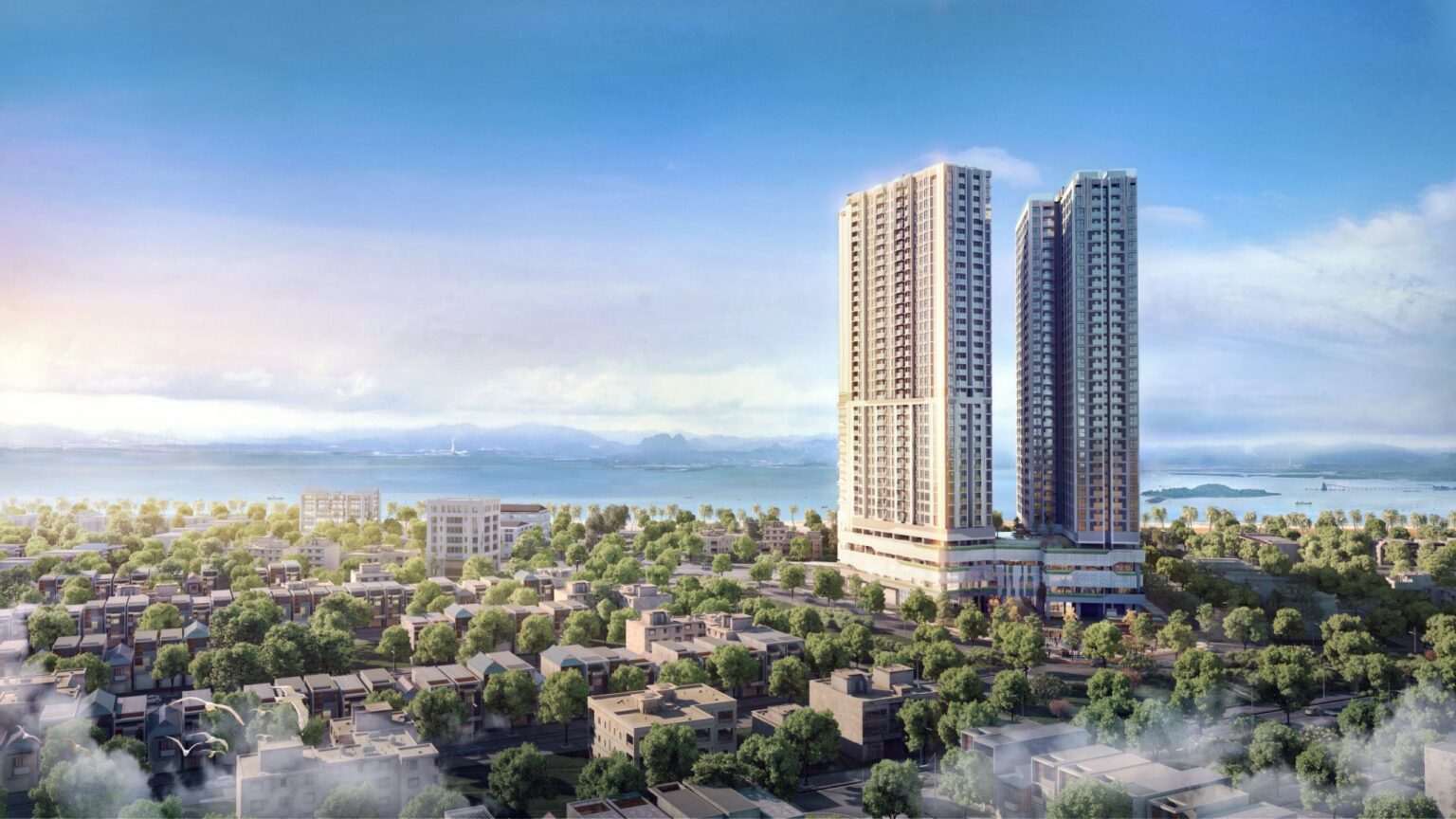 Phối cảnh chung cư The Ruby Hạ Long