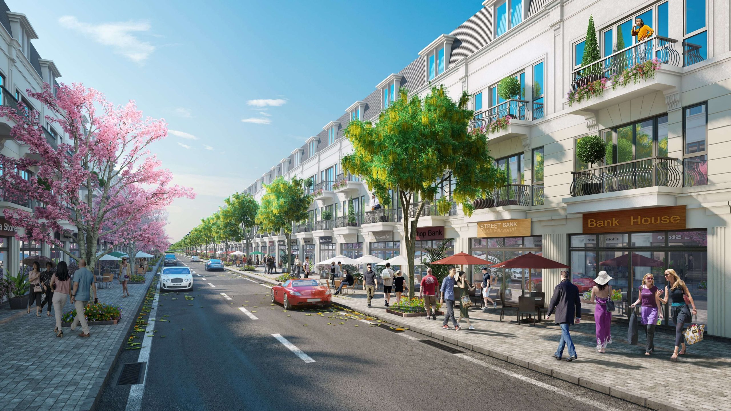 Phối cảnh liền kề TNR Stars Yên Bái