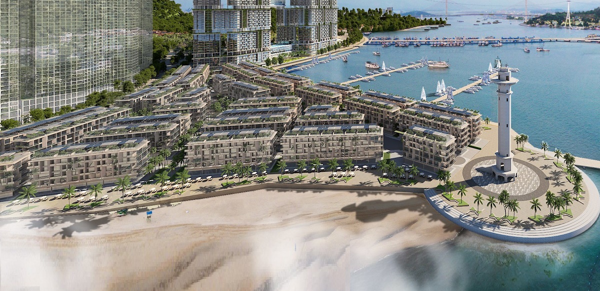 Phối cảnh Shophouse Sun Grand City Marina Hạ Long