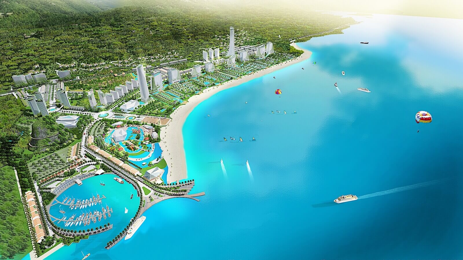 Phối cảnh Sonasea Vân Đồn Quảng Ninh
