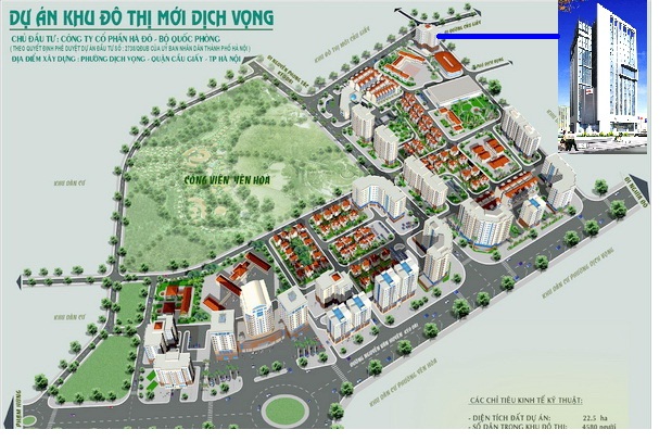 Khu đô thị mới Lideco Dịch Vọng Hà Nội