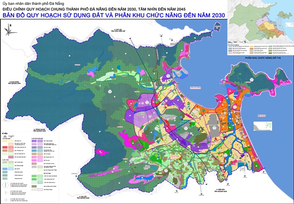Bản đồ quy hoạch sử dụng đất thành phố Đà Nẵng