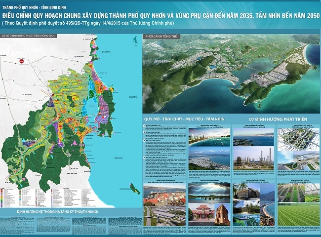 Bản đồ quy hoạch thành phố Quy Nhơn Bình Định