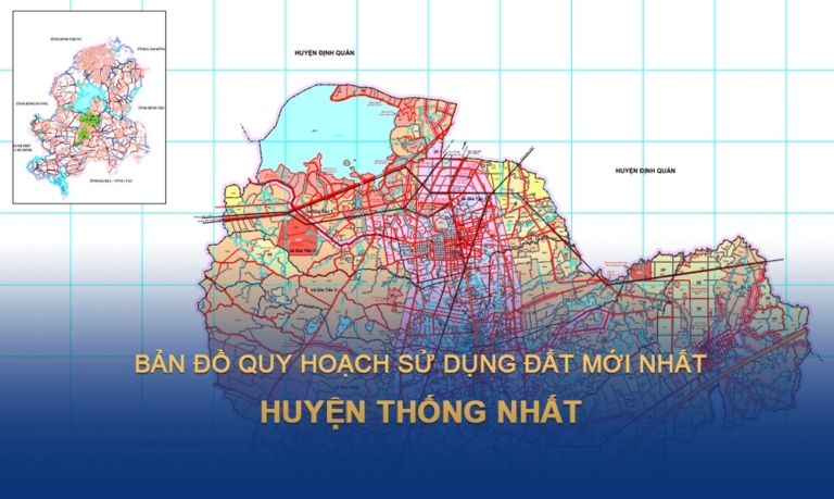 Bản đồ quy hoạch sử dụng đất huyện Xuân Lộc