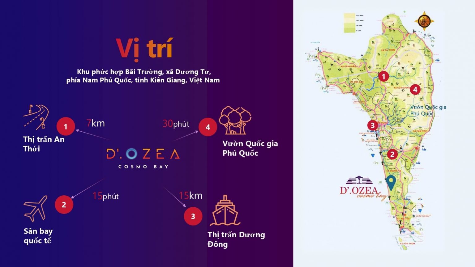 Liên kết vùng D Ozea Cosmo Bay Phú Quốc