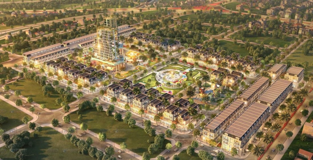 Phối cảnh tổng thể dự án TNR Grand Palace Thái Bình