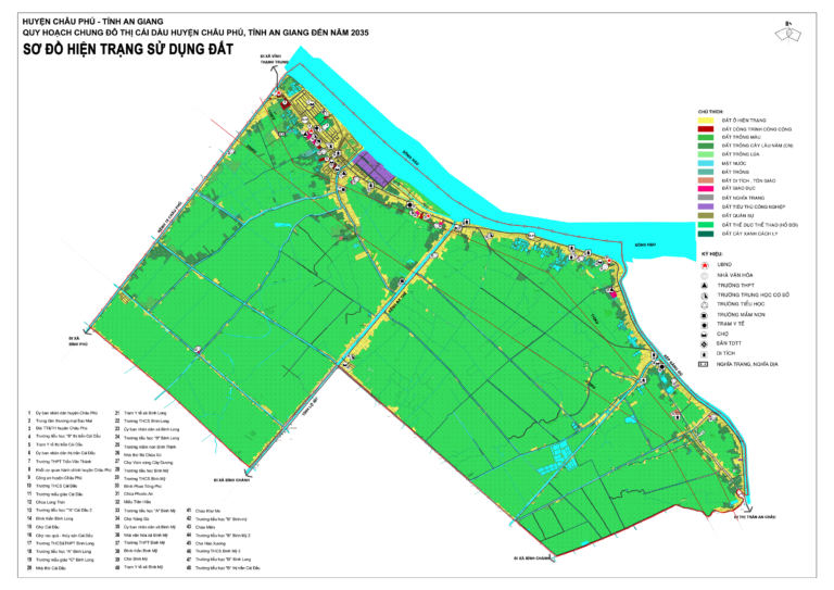 Quy hoạch thị trấn Cái Dầu