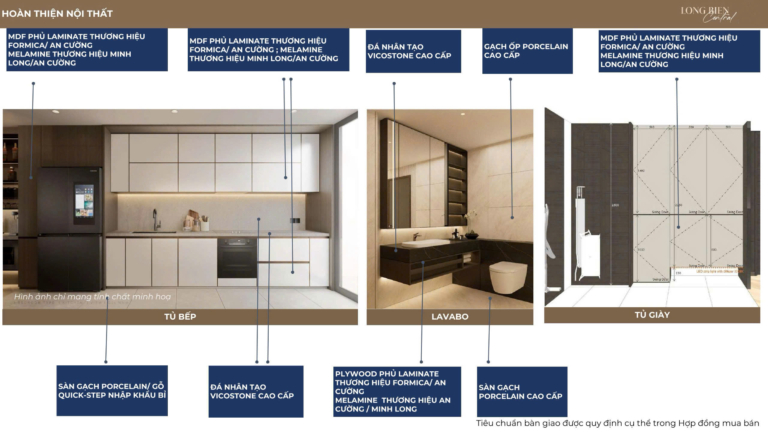 Tiêu chuẩn bàn giao căn hộ Long Biên Central Taseco Land