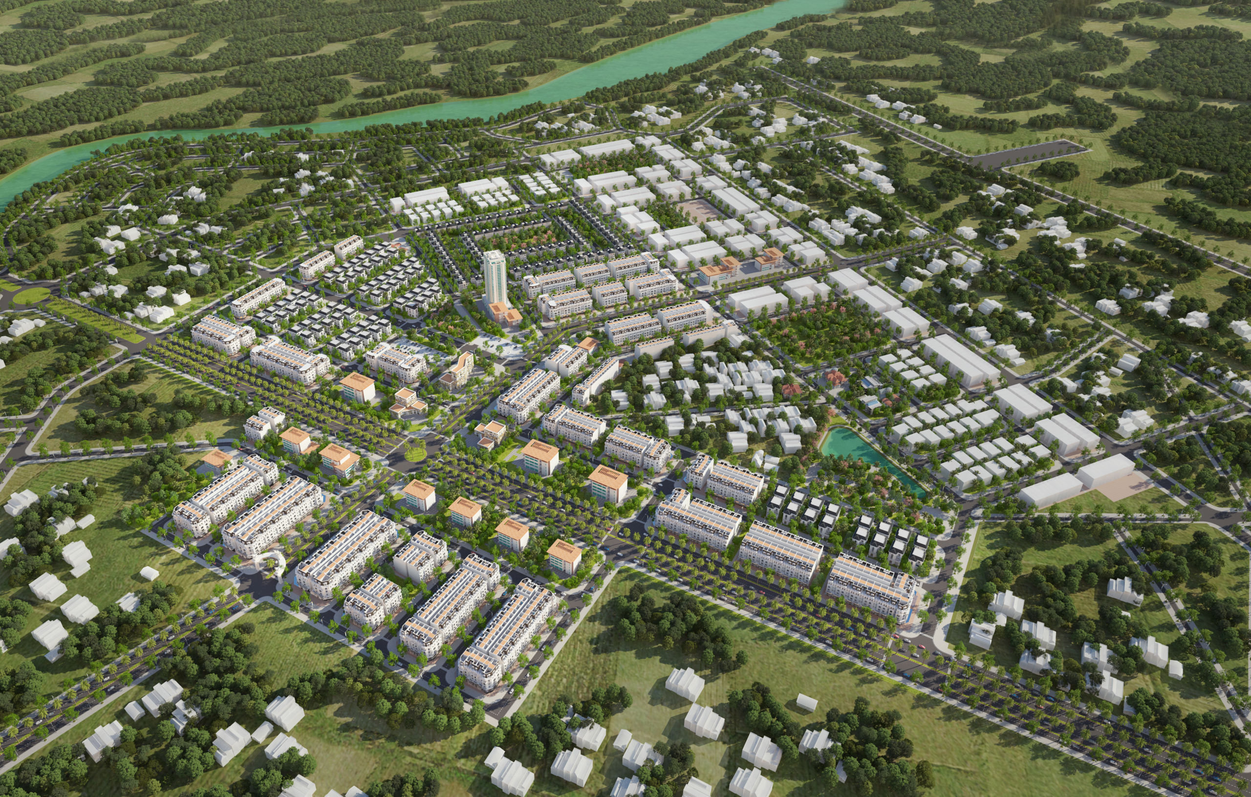Phối cảnh dự án Vinaconex Móng Cái - Vera Diamond City