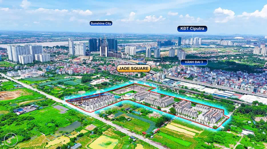 Vị trí dự án chung cư Jade Square