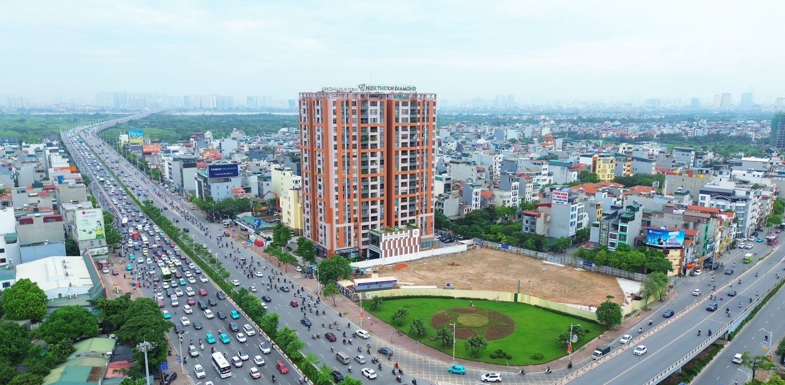 Vị trí chung cư Northern Emerald Long Biên