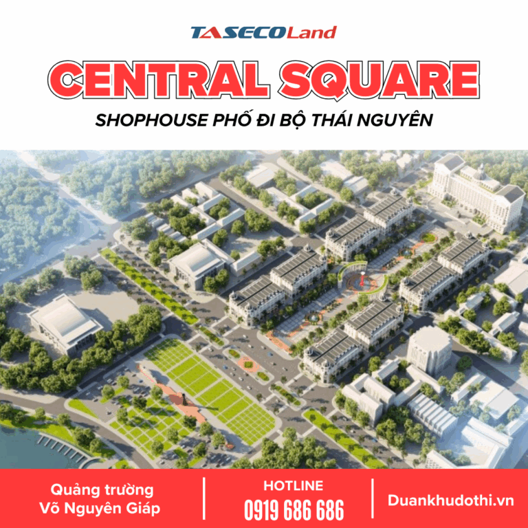 Booking Central Square Thái Nguyên - Phố Đi Bộ Thái Nguyên