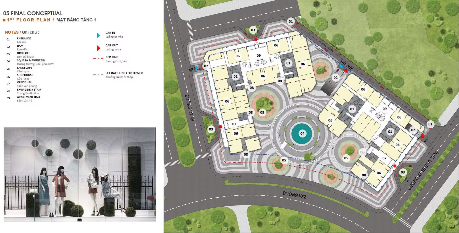 Mặt bằng dự án Nam Mekong Grand Plaza Bình Dương