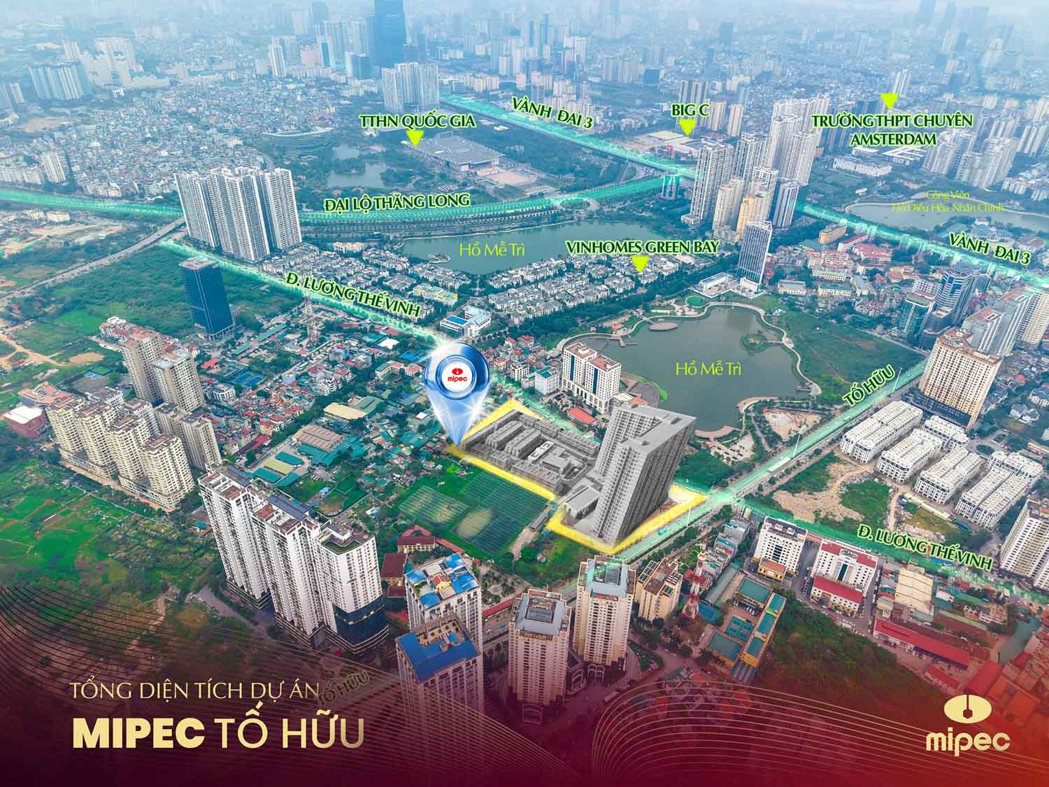 Vị trí dự án Mipec Tố Hữu
